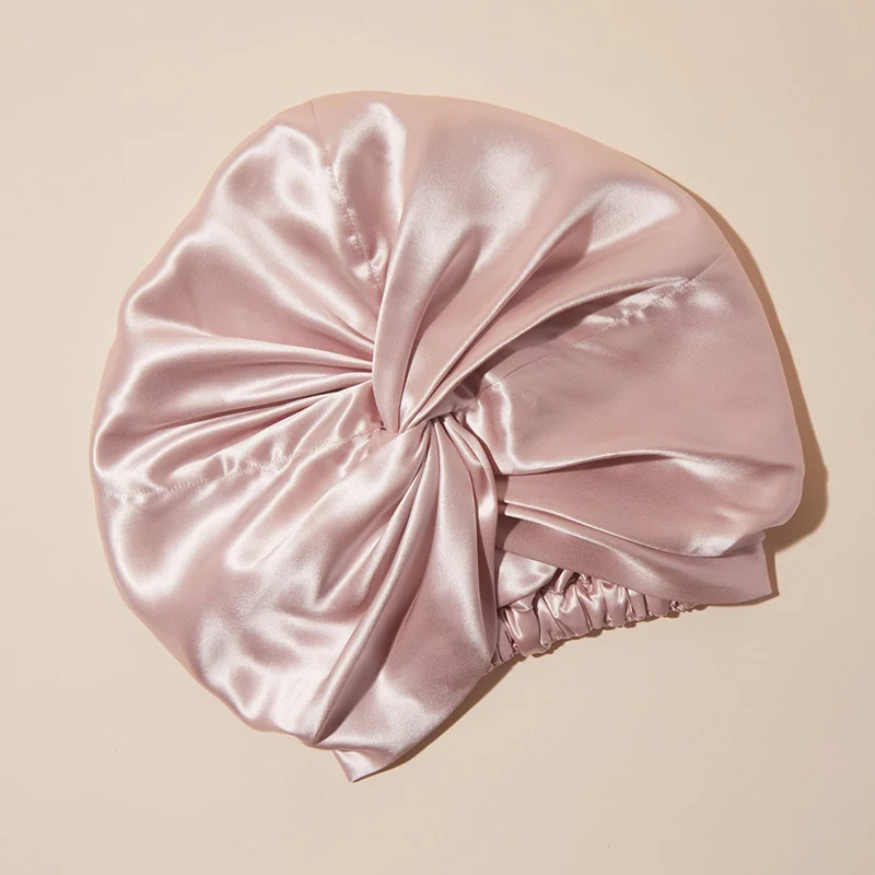 Standard Mulberry Silk Bonnet - Blush Pink